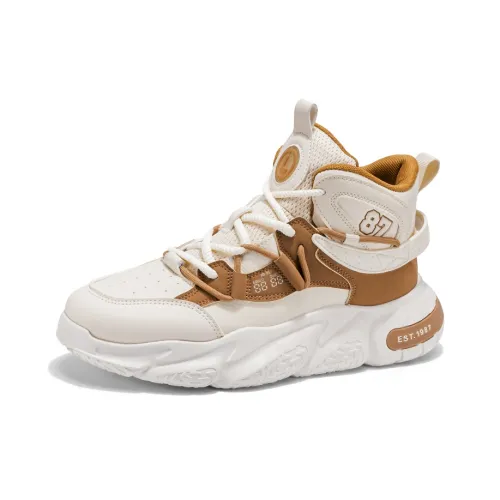 DINGGU Покрытие Баланс Устойчивость к истиранию Противоскользящий Высокий Топ Толстая подошва Кроссовки Мужские