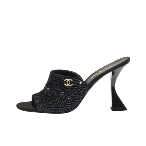 Chanel Шлепанцы Женские Черные