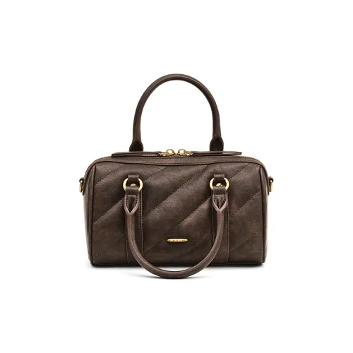 Simedin Коровья кожа Одно плечо Сумка Маленькая Женская Сандаловый коричневый