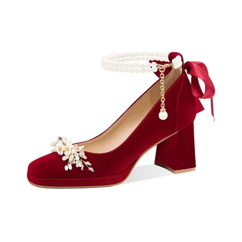 LOLY Грубый каблук Высокие каблуки Женские