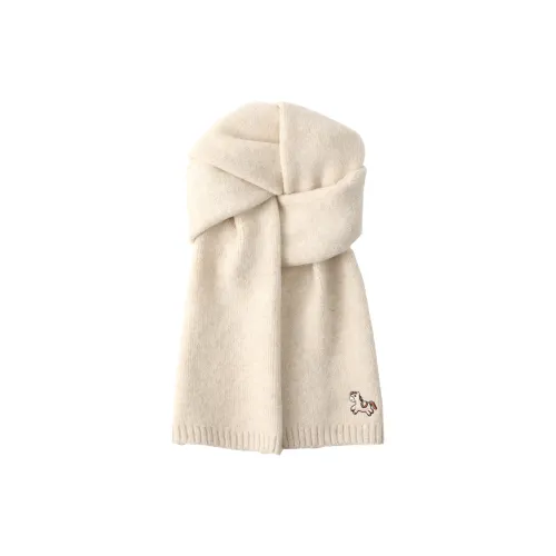 FREE RABBITⅡ Корейский стиль Премиум Однотонный Утолщенный Термический Вязаные Шарфы Унисекс