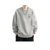 Светло-серый круглый вырез