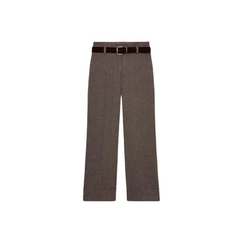 ZARA Collaboration Коричневые Женские Повседневные Брюки