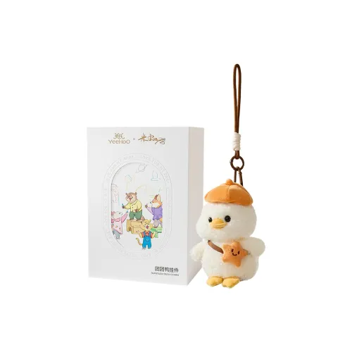 YeeHoO Tuan Утка Тянущий Шнур Плюшевый Брелок 12 см Длина Тела