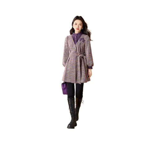 MEILANNI Фиолетовое Женское Пальто
