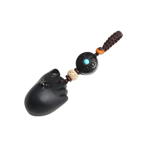 QIYUANHUI Обсидиан Подвески Унисекс Черный