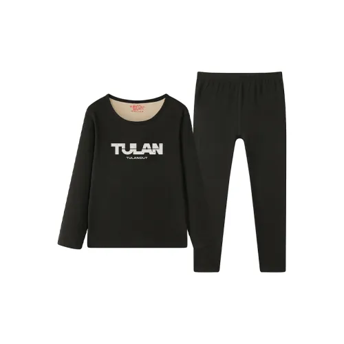 TULANDUO Черный Женский Термокостюм