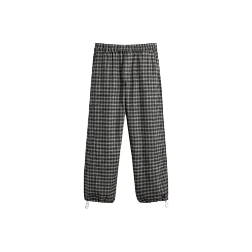 ZARA Collaboration Дымчато-серый Мужские Повседневные Штаны