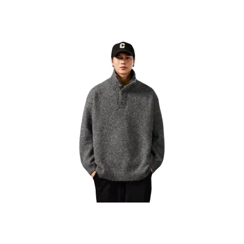 BAOMIKA Темный Фотиния Серый Унисекс Трикотаж