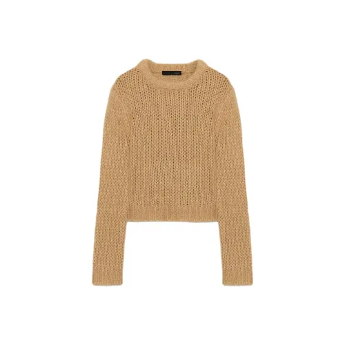 ZARA Collaboration Коричневый Женский Трикотаж