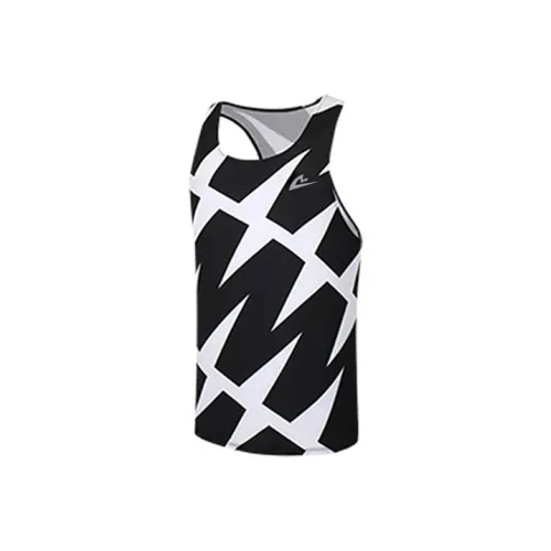 YINSUMAO Топ без рукавов Унисекс Черный Белый