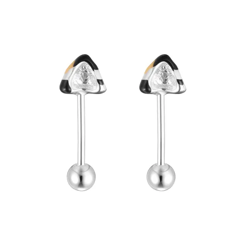 EAR PARTNER Серьги-гвоздики из серебра 925 пробы унисекс