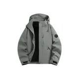 Mist Серый [3-в-1 Шторм Куртка + Ветрозащитный и Водонепроницаемый Холодостойкий]