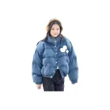 Синий, с белыми бутоньерами