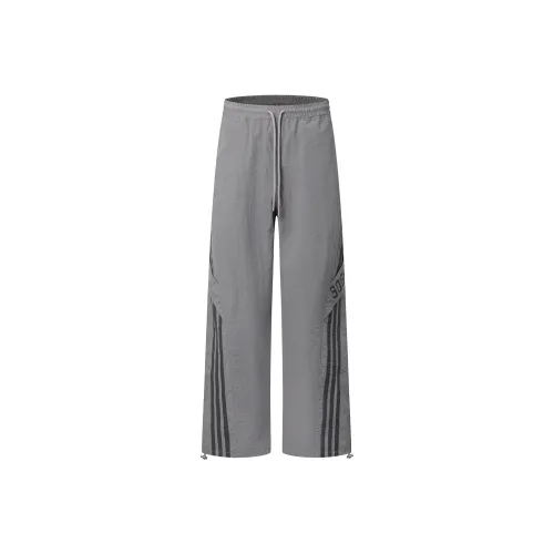 SOEK Серые Женские Повседневные Брюки