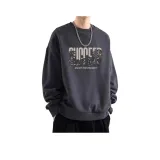 Темно-серый круглый вырез