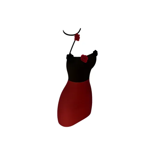 Ronecry [Private DELIVERY] Изображение Цвет +102 Черный с Красным Топ на бретелях Носки Женское нижнее белье Наборы