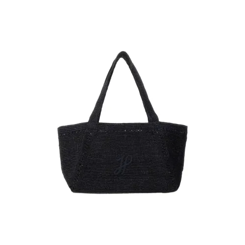 Patou Raffia Сумка через плечо Большая Женская Темно-синяя