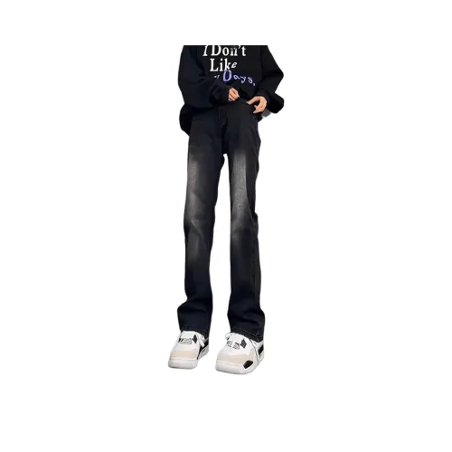 TR Черный Серый Цвет Унисекс Повседневные Штаны