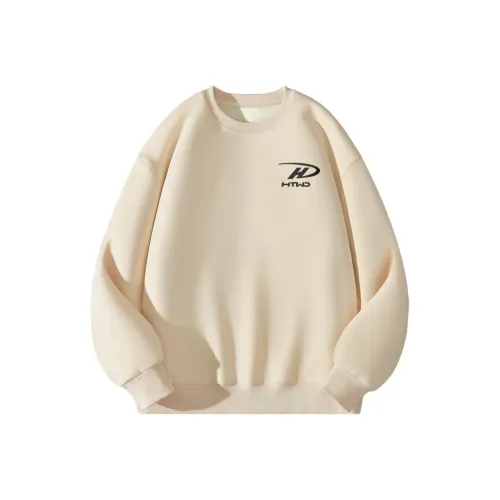 Hotwind Свитшот с круглым вырезом горячий воздух следы с принтом унисекс