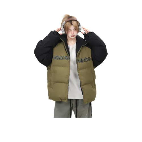 MDEHT Хаки Зеленый Женский Пуховик
