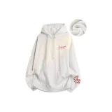 [Флисовая подкладка] Светлый Фотиния Серый (Красный)