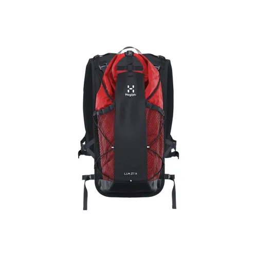 HAGLÖFS 14L Туристические сумки Полиэстер Черный Красный Унисекс