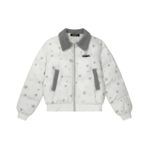 AHDO Белый Женские пуховики