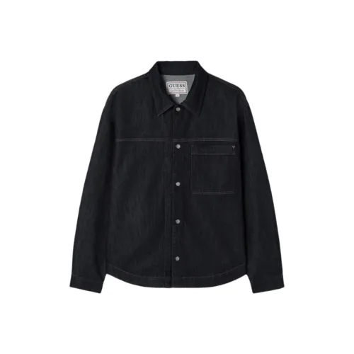 GUESS Мужские рубашки синие и черные