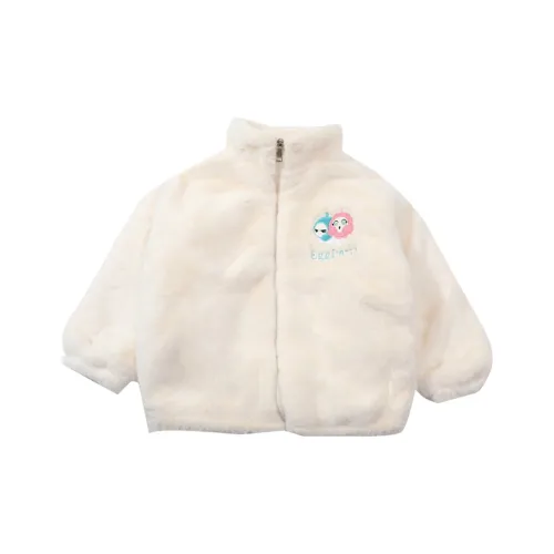 RHOBESAM Haha Медвежонок Eggie Толстый флис Свитер 11 Абрикос KIDS Утеплённые куртки