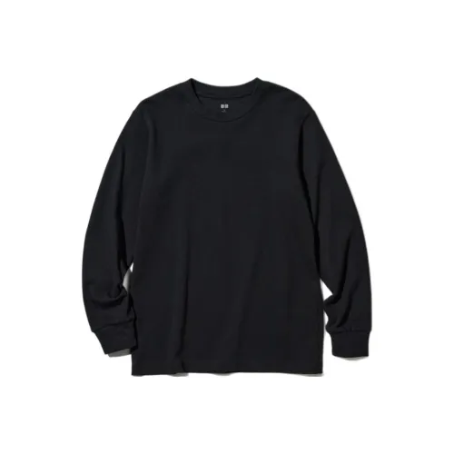 UNIQLO Мужские черные футболки