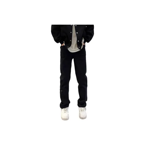DEMAVIE Черные Унисекс Джинсы