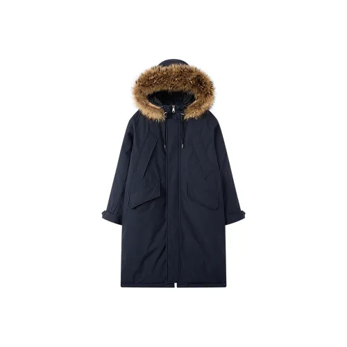 FLIM Темно-синий Синий Женский Пуховик