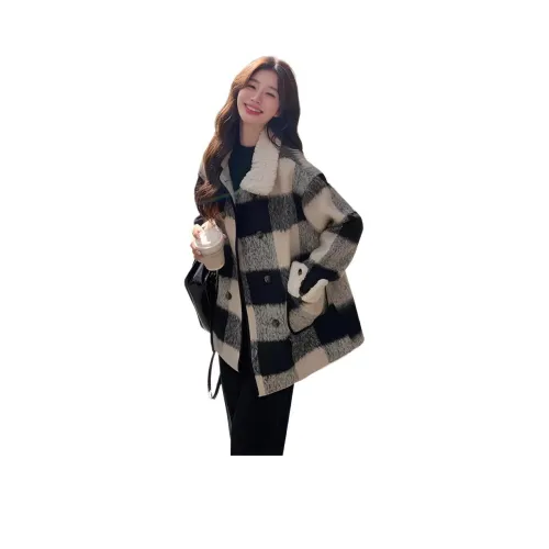 Mu Xiao Xin Изображение Цвет Подарок MU Xiaoxin Бренд Наклеенный Женский Пальто