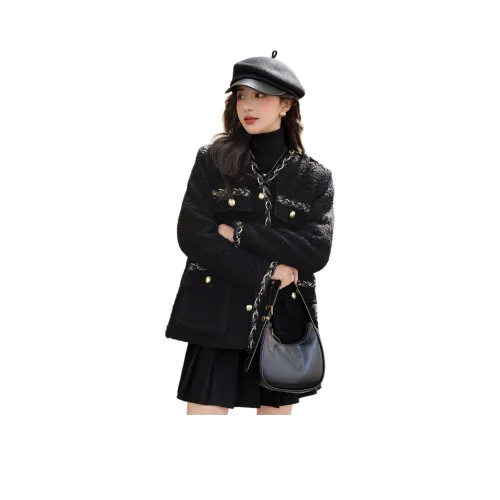 YIMENGYUAN Бархат Feel Пальто Женское