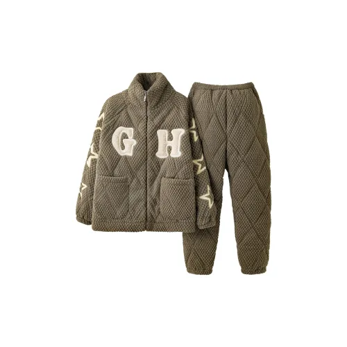 Gongdie Зеленый Мужской Пижамный Комплект