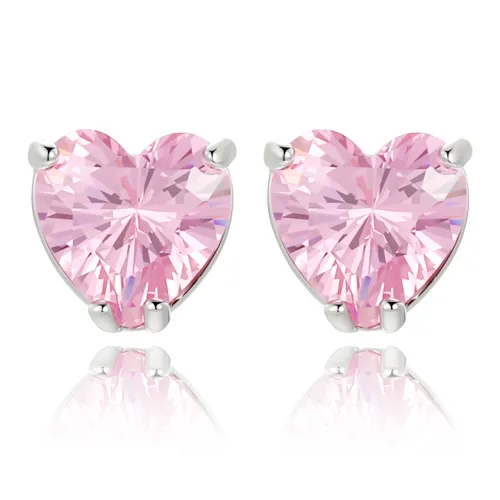 XUPING Серьги-гвоздики с синтетическим кубическим цирконием женские