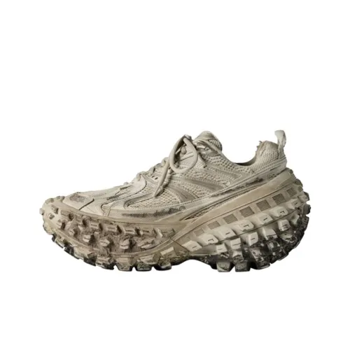 Balenciaga Defender Tire Обувь Низкий Топ Толстая Подошва Кроссовки Мужские Светло-Коричневый Грязь