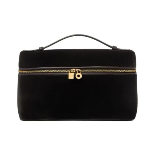 Loro Piana Extra Вискоза Сумка Женская Темный шоколад