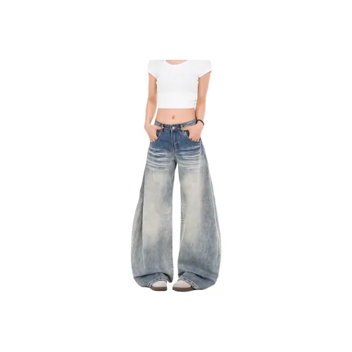 SINKACME Blue Women's Jeans SINKACME Синий Женские Джинсы