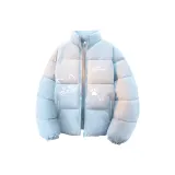 Синий (утолщенный хлопковый пуховик)