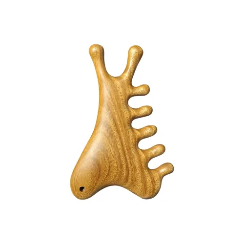 YOUWANGGU Зеленый сандал Four In One Массажная расческа