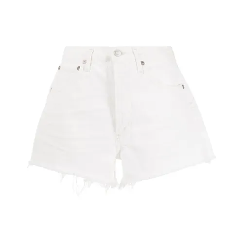 AGOLDE Белые Женские Джинсовые Шорты
