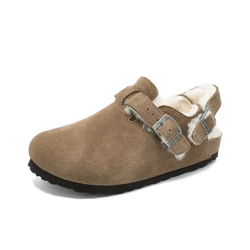 Reivanti Birkenstock Стиль Утепленная обувь Женские Хаки