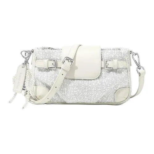 MAKEUP KITTEN Сумка через плечо из ткани женская ледяной вспышка белый