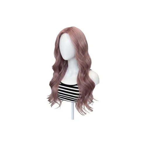 YOUXI ROCK SWEET Парики Ручная подвешенная Передняя часть Кружево Молочно-чайный Розово-золотой