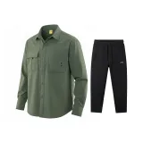 Армейский зеленый + черный, повседневные штаны