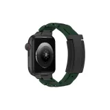 Пин Лесной Зеленый с Черной Застежкой