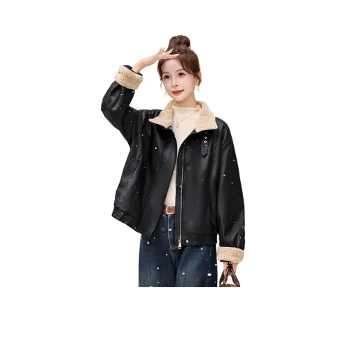 Куртка из кожи Kangaroo женская