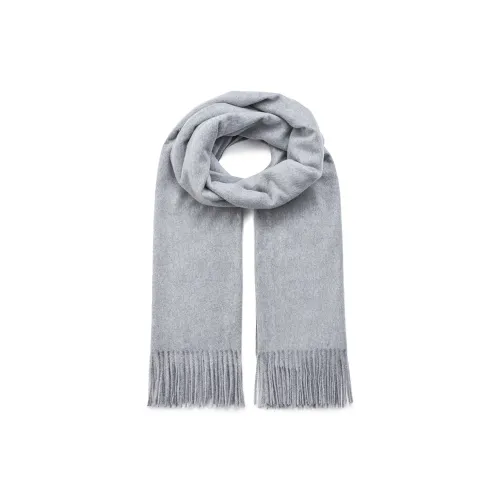 POLOMEISDO Овечья шерсть Мягкая кожа Дружественный шарф Коробка с персонализированной поздравительной открыткой Унисекс